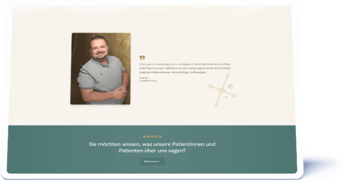 Qualitaetsversprechen 5 Website der Intensivpflege Unique - hier die Unterseite
