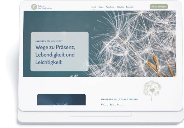 Referenzen Website erstellen lassen 5 Webdesign aus Dachau für eine Tanztherapeutin