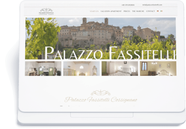 Referenzen Website erstellen lassen 8 Webdesign aus Dachau für den Palazzo Fassitelli
